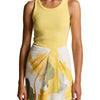 Ribbed Scoop Neck Tank - Limone