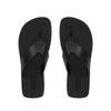 Fiji Suede Thong Sandal - Black
