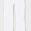 Faye Flare Cropped Stretch Twill Pant - White