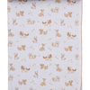Puppy Paws Printed Blanket - Brown