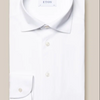 Four-Way Stretch Shirt, Slim Fit - White