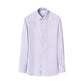 The Eton Solid Signature Oxford Shirt is a light purple, long-sleeve cotton dress shirt with a standard collar and button closure. Shown against a plain white background, it features a crease-resistant finish and a clean, simple design.