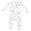 Baby 2-Way Zipper Footie - Explorer Puppy Blue