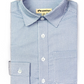 This folded light blue button-up shirt, from the Fine Tailoring collection, is known as the Appaman Boys' Standard Shirt. It features a classic dress shirt design with a subtle dot pattern, complete with a front pocket and collar.