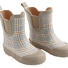 Rain Boots - Blue Plaid