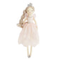 Mon Ami’s Princess Olivia Doll enchants with her silver crown, braided blonde hair, white top, and pink lace dress. With arms and legs gently extended, she’s the perfect keepsake gift for little dreamers.