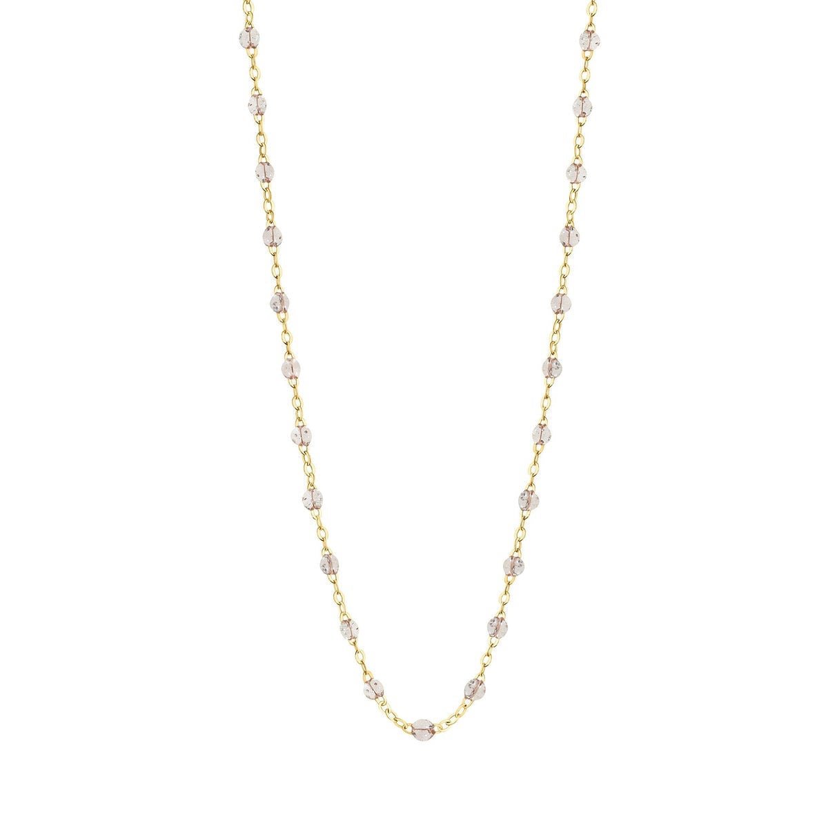 An 18 carat Yellow Gold Gigi Clozeau Classic Gigi Necklace, 16.5" with diamonds that elevates your everyday appearance.