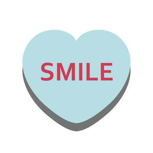 The Bogg Bits 2.0 by Bogg Bags features a blue heart with "SMILE" in red text, making it a charming statement patch for your tote.