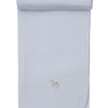 Premier Noah's Ark Blanket with Hand Emb. - Light Blue