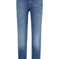 DL1961 Brady Slim Jean in light blue showcases a classic tailored design with a straight-leg fit, front view.