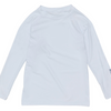 Boys' LS Rash Top - White