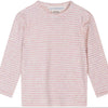 Baby Rib Stripe Tee - Orchid/Ecru