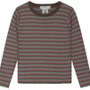 Kids' Rib Knit Blouse - Deer Stripe
