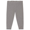 Baby Rib Stripe Leggings - Soil/Ecru