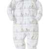 Kissy Kissy Noah’s Ark Footie - Light Blue