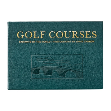 Golf Courses Leather Book