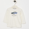 Baby Boys' and Boys' Tahsin T-shirt with Dog Print in Organic Cotton - Off-White