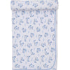 Whale Pods Blanket - Blue