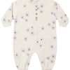 Baby Relaxed Fleece Jumpsuit - Blue Daisy