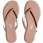 This pair of pink flip flops is part of the Tkees Lily Nudes Sandals collection.