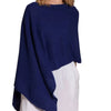 Cashmere Dress Topper Poncho - Midnight