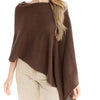 Cashmere Dress Topper Poncho - Mocha