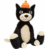 The Jellycat Jack Really Big, measuring 33 inches from the beloved Jellycat brand, sits upright in all its plush glory, adorned with an acorn-shaped hat.