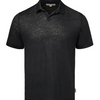 Shaun Linen Polo - Gunmetal