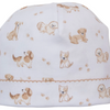 Puppy Paws Printed Hat - Brown