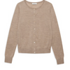 Moni Crop Cardigan - Taupe