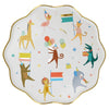 Meri Meri Dinner Plates - Animal Parade - 10.5 x .25 inches