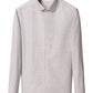 Eton Slim Cut Away Micro Check Twill Shirt for men, crafted from organic cotton with a light micro check pattern and spread collar, shown on a plain white background.