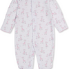 Baby Just Giraffes Printed Footie - Pink