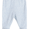Newborn Rib Pants with Feet - Mist