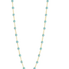 Gigi Clozeau Classic Gigi Necklace 19.7" - Aqua