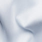 Close-up of the Contemporary Striped Twill Shirt by Eton, featuring light blue and white pinstripe 100% cotton fabric with gentle folds, soft texture, diagonal twill lines, and subtle shadows—a wrinkle-resistant choice ideal for dress shirts.