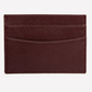 The Ettinger Capra Flat Credit Card Case, part of the Capra Collection, is a brown leather holder with three slots, shown against a plain white background.
