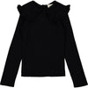 Girls' Alinou Wool Blend Pull - Black