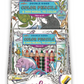 Eeboo Mini Mural with Color Pencils features a display of double-sided color pencils and an "Under the Sea" fold-out mural to color, with packaging illustrated with ocean animals, magical creatures, and plants.