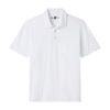 Tutbury Faded Jersey Polo - White