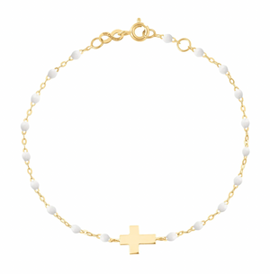 Gigi Clozeau Little Gigi Classic Cross Charm Bracelet 5.9"