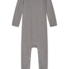 Baby Rib Striped Bodysuit - Soil/Ecru