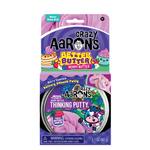 Crazy Aaron’s Better Butter - Berry Thinking Putty comes in purple packaging with cartoon berries and a cow illustration, and is labeled 2.1 oz (60g). This berry-scented putty from Crazy Aarons is perfect for sensory play and creative fun.