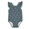 Baby Girls' & Girls' Scoop Back Onepiece - Anchors