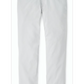 The eb66 Performance Five-Pocket Pant by Peter Millar is shown in light gray, straight-leg style with waistband, button, and fly visible from the front against a white background.
