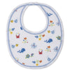 Ocean Antics Printed Bib - Blue