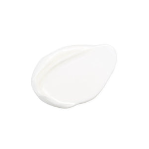 A smear of Hampton Sun SPF 45 Wrinkle Control Face Cream with hydrating Hyaluronic Acid is displayed against a plain white background.