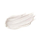 A smear of Hampton Sun SPF 45 Mineral Body Creme, made with non-nano zinc oxide, on a plain white background.