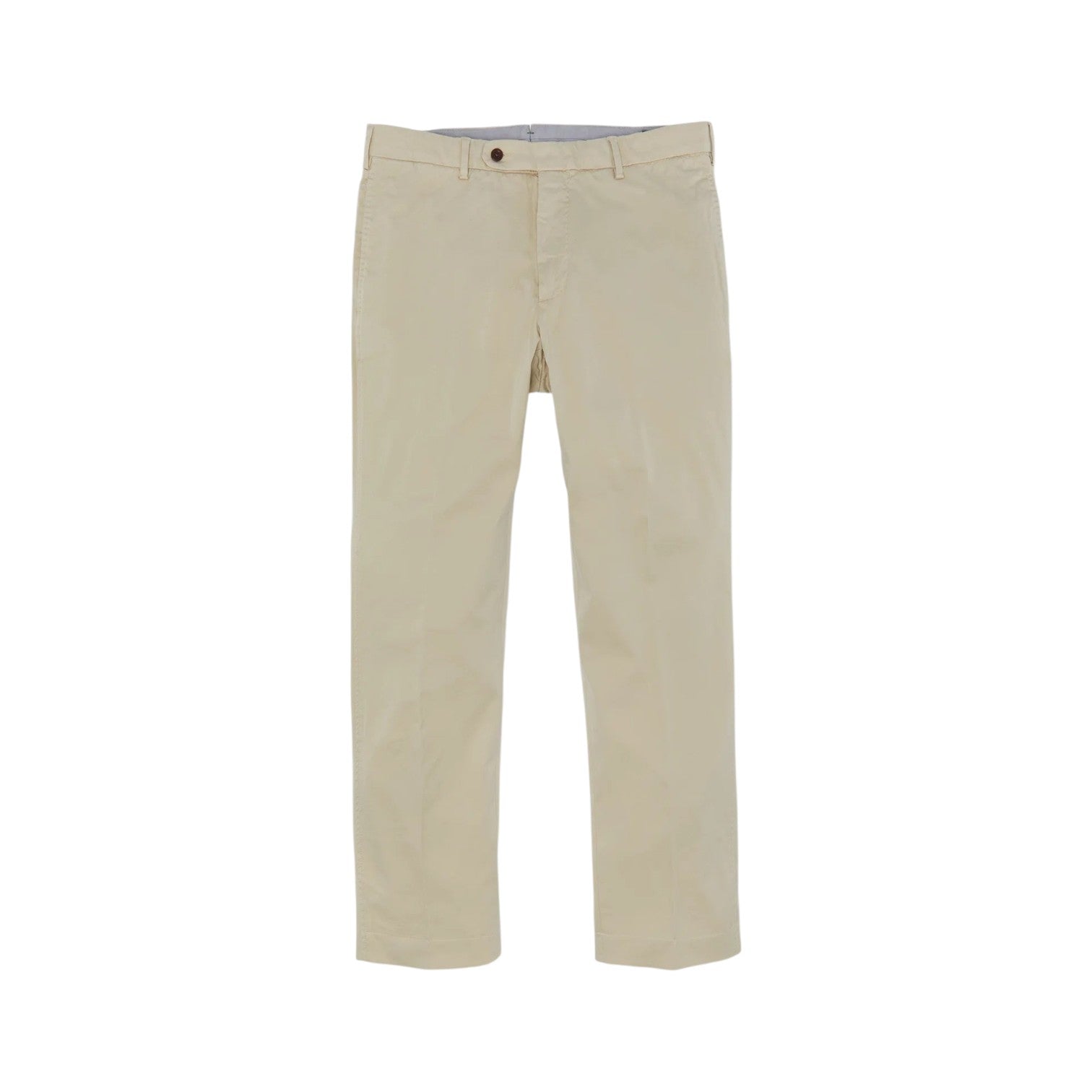 The Sid Mashburn Sport Trouser is a beige, garment-dyed pair with button and zip closure, displayed on a white background.