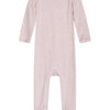 Baby Rib Striped Bodysuit - Orchid/Ecru